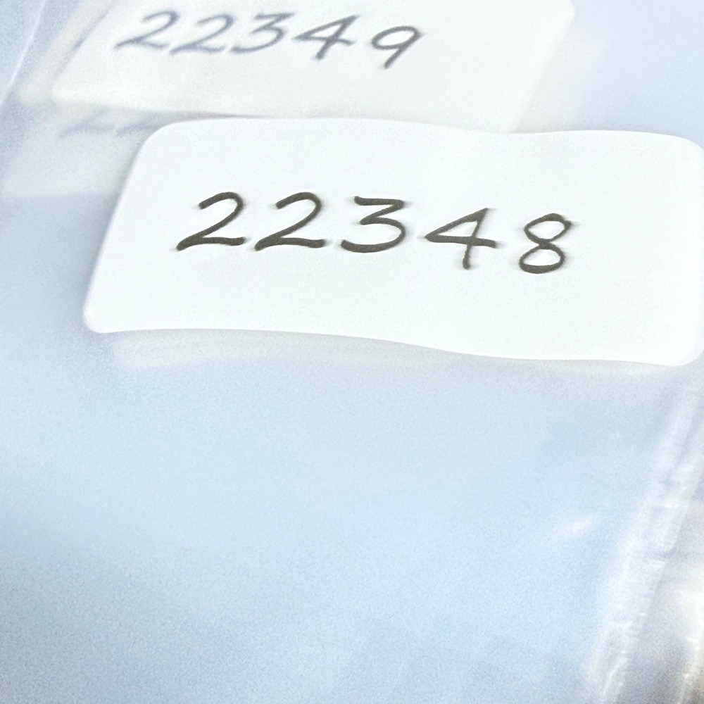 Gucci Womens Rectangular Half Rim Eyeglasses Brown Strass Crystal GG 22348 - Picture 7 of 7